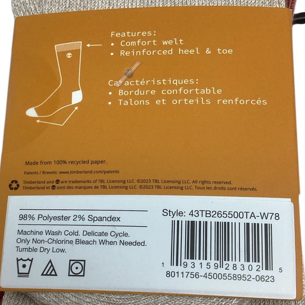 Timberland 3pk. Solid Supersoft Socks (NWT) (Women’s- 6 1/2- 9 1/2) - Picture 5 of 10